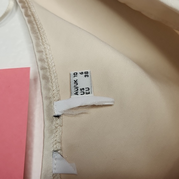 Princess Polly Women's Star Power Mini Dress Champagne Size 8 - Picture 13 of 16